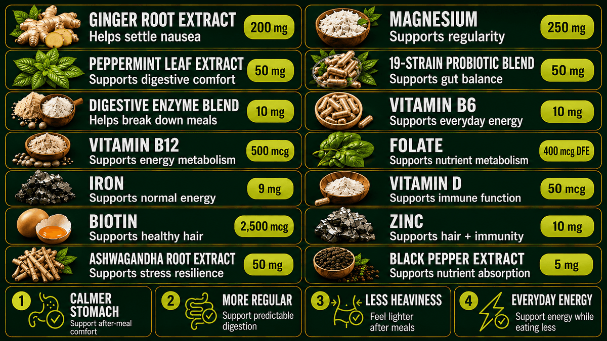The Formula Made Sense Because Every Ingredient Had A Job.